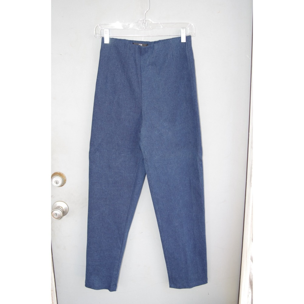 LoriZoni‎ Vintage Slacks  Navy Blue Tailored Pants EUC Small